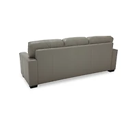 Ennia 82" Leather Queen Sleeper Sofa, Created for Macy's