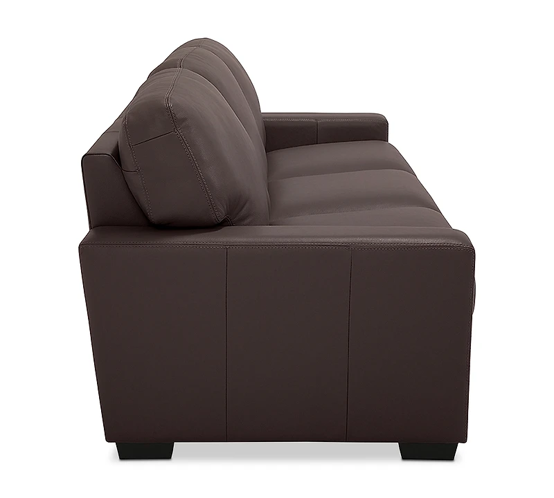 Ennia 82" Leather Queen Sleeper Sofa, Created for Macy's