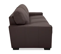 Ennia 82" Leather Queen Sleeper Sofa, Created for Macy's