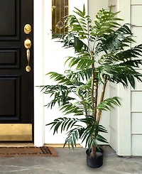 Tropical Palm 5 Ft. Artificial Tree by Pure Garden, 30" L x 30" W x 60" H