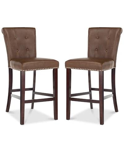 Oston Faux Leather Bar Stool (Set Of 2)