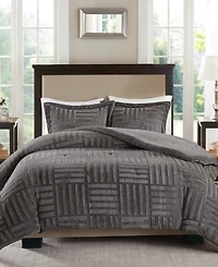 Madison Park Arctic 3-Pc. Faux Fur Comforter Set, Full/Queen
