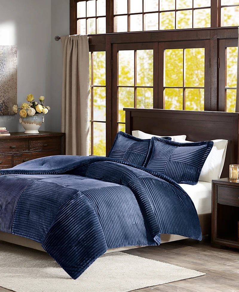 Madison Park Parker 3-Pc. Comforter Set, Full/Queen