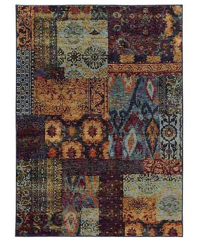 Oriental Weavers Andorra Patchwork 2'6" x 12' Runner Rug