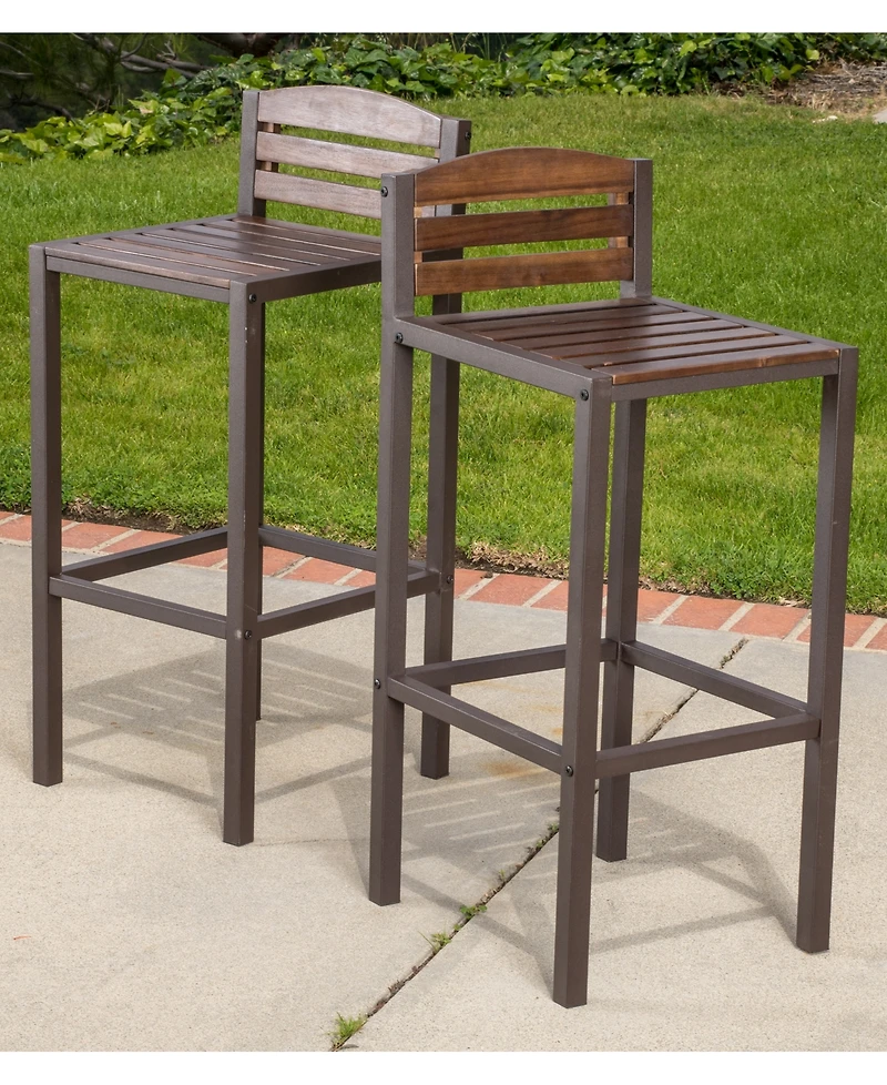 Parlen Outdoor Bar Stool (Set Of 2)