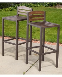 Parlen Outdoor Bar Stool (Set Of 2)