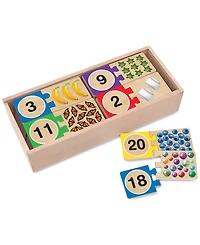 Melissa & Doug Wooden Self-Correcting 1-20 Number Puzzles