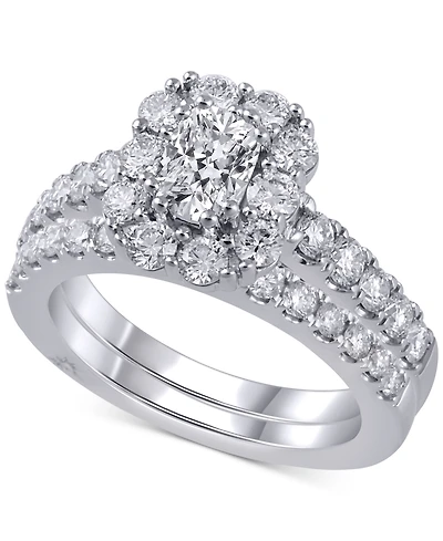 Certified Diamond Bridal Set (2 ct. t.w.) 18k White, Yellow or Rose Gold