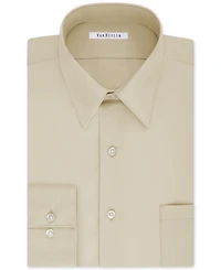 Van Heusen Men's Bigger Fit Wrinkle Free Poplin Solid Dress Shirt