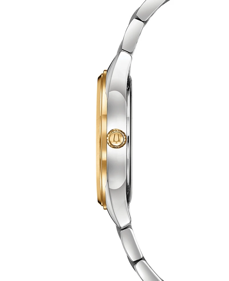 Bulova Women's Sutton Diamond-Accent Two-Tone Stainless Steel Bracelet Watch 32.5mm