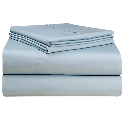 Pointehaven Solid Extra Deep 500 Thread Count Sateen Pillowcase Pair
