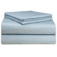 Pointehaven Solid Extra Deep 500 Thread Count Sateen Pillowcase Pair