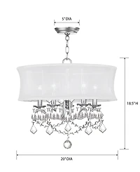 Livex New Castle 20" Ceiling Light