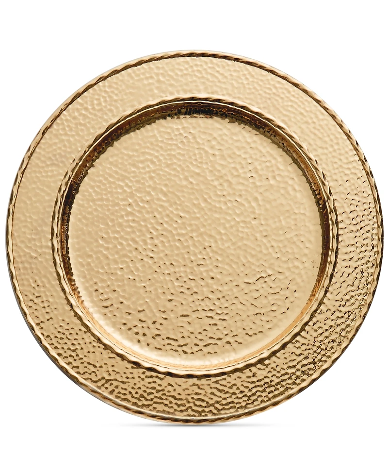 Michael Aram Hammertone Gold-Tone Charger/Platter