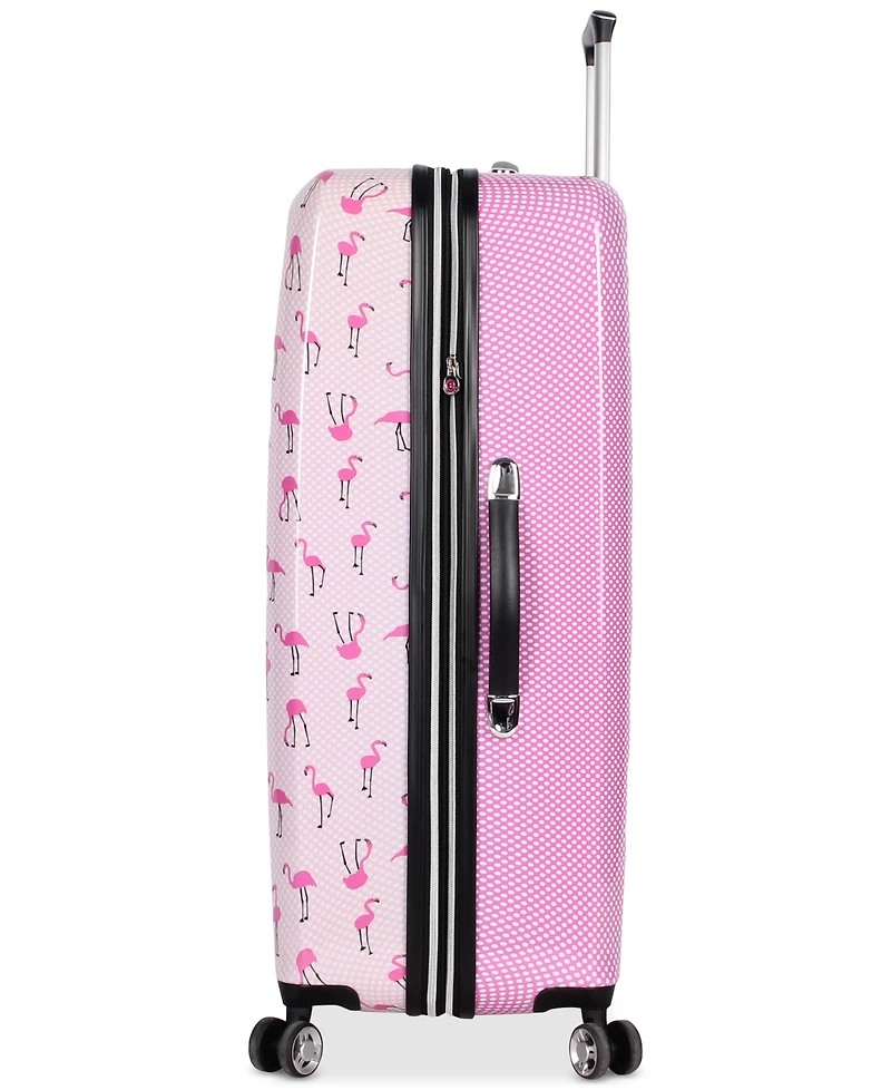 Betsey Johnson 30" Check-in Spinner
