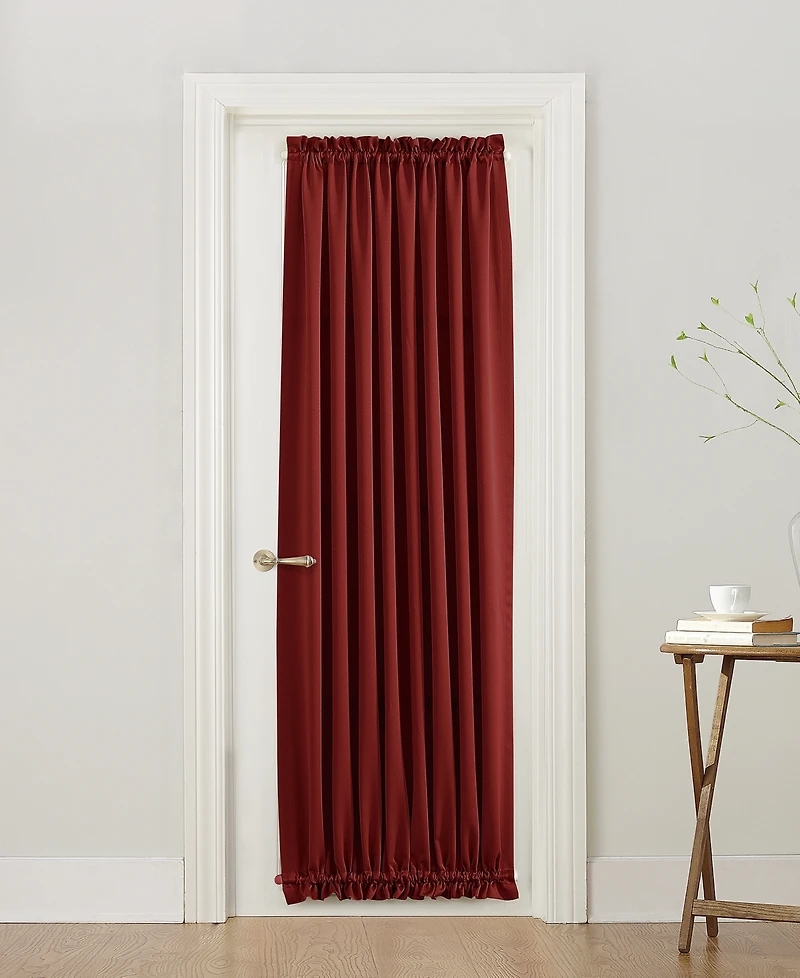 Grant Room Darkening Rod Pocket Door Curtain Panel