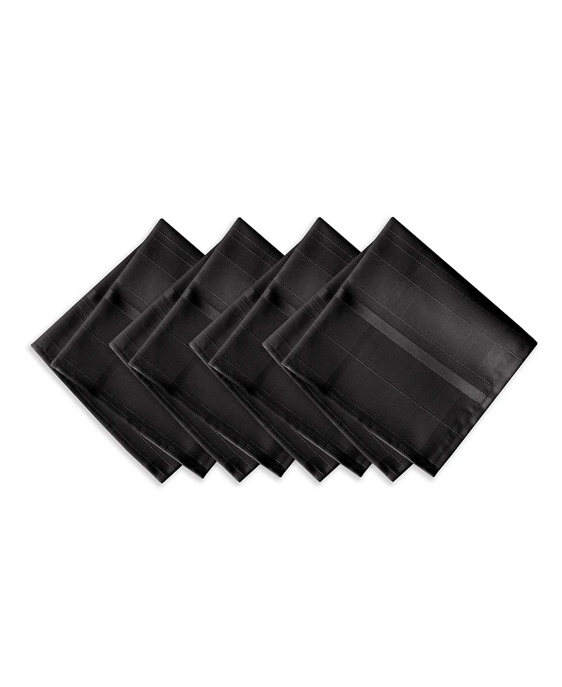Elrene Elegance Plaid Set of 4 Napkins