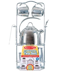 Melissa & Doug Stainless Steel Tea Set