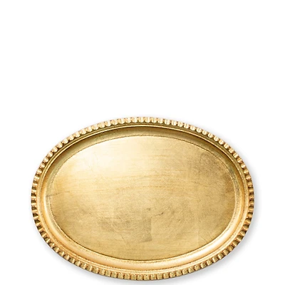 Vietri Florentine Wooden Small Oval Tray