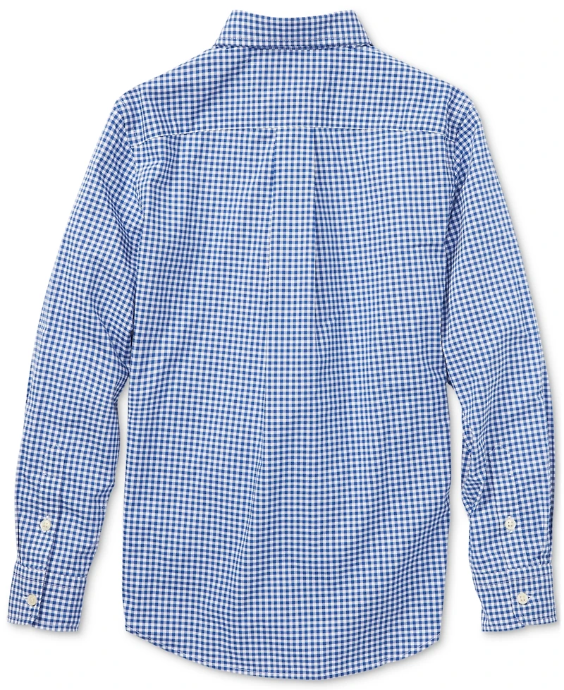 Polo Ralph Lauren Big Boys Gingham Cotton Poplin Shirt