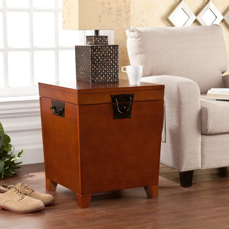 Pyramid Trunk End Table