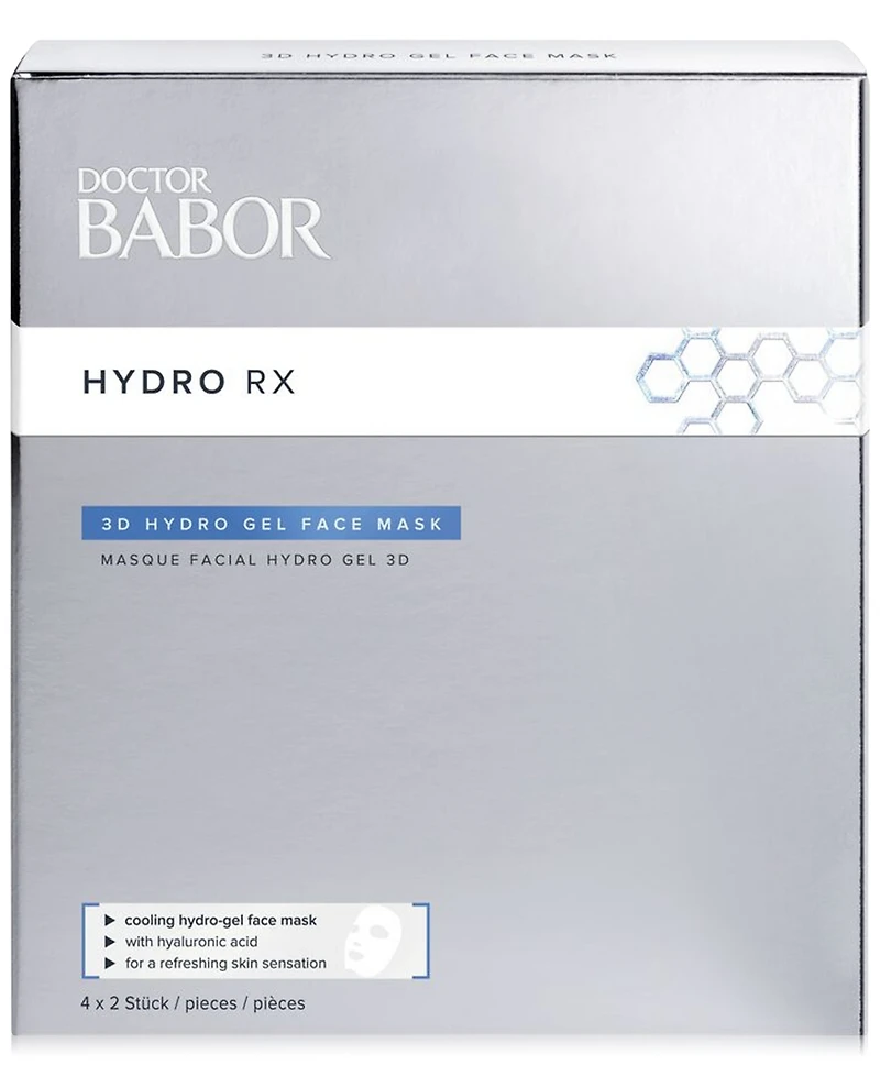Babor Hydro Rx 3D Hydro Gel Face Mask, 4-Pk.