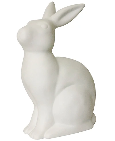 Simple Designs Porcelain Bunny Rabbit Shaped Animal Light Table Lamp
