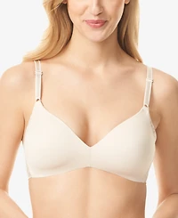 Warners No Side Effects Underarm-Smoothing Comfort Wireless Lightly Lined T-Shirt Bra 1056