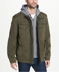 Levi's Men's Sherpa Lined Two Pocket Hooded Trucker Jacket