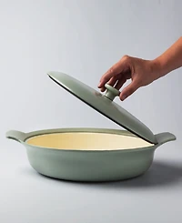 BergHOFF Ron 11" Cast Iron Deep Skillet 3.5Qt. with Lid, Green