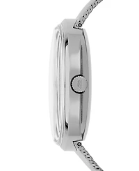 Mido Men's Swiss Automatic Commander Stainless Steel Mesh Bracelet Watch 37mm