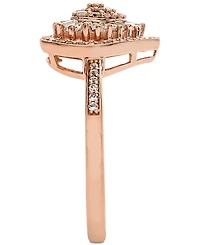 Diamond Heart Cluster Ring (1/2 ct. t.w.) 14k White , Yellow or Rose Gold