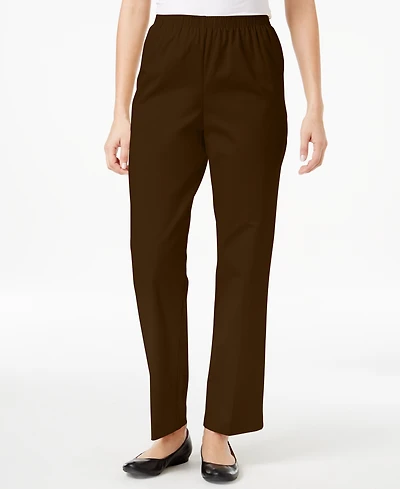 Alfred Dunner Classics Twill Pull-On Pants
