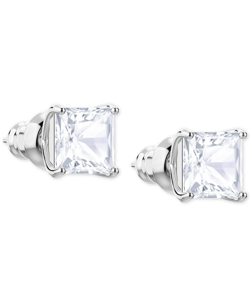 Swarovski Crystal Square Stud Earrings