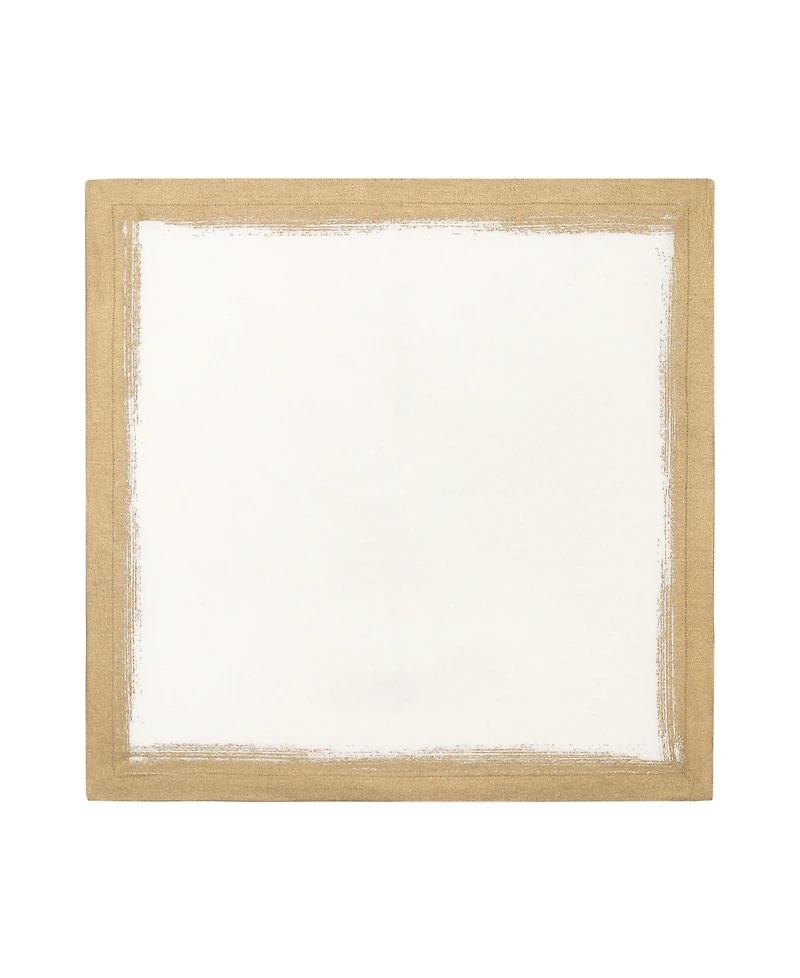 Villeroy & Boch Metallic Brushstroke Napkin 4 Pc Set
