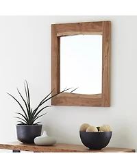 Alpine Natural Live Edge Wood 24" Mirror