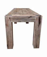 Woodstock Acacia Wood With Metal Inset 40" Bench