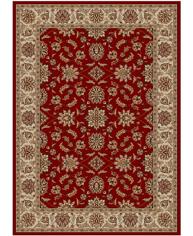 Closeout!! Km Home Pesaro Meshed Red 5'5" x 7'7" Area Rug