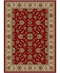 Closeout!! Km Home Pesaro Meshed Red 5'5" x 7'7" Area Rug