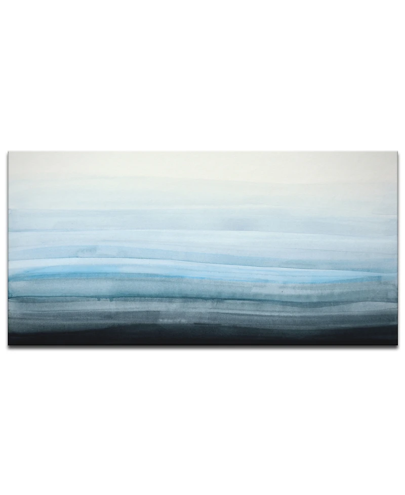 Ready2HangArt, 'Ocean Depths' Abstract Canvas Wall Art