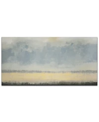 Ready2HangArt, 'Beach Breeze' Seascape Abstract Canvas Wall Art, 30x60"