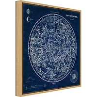 Amanti Art Celestial Blueprint by Susan Schlabach Canvas Framed Art