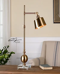 Uttermost Laton Brushed Brass Task Lamp