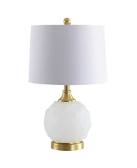 Jonathan Y Ilsa 22" Dotted Glass,Metal Led Table Lamp