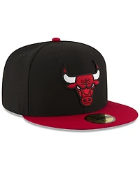New Era Chicago Bulls Basic 2 Tone 59FIFTY Fitted Cap