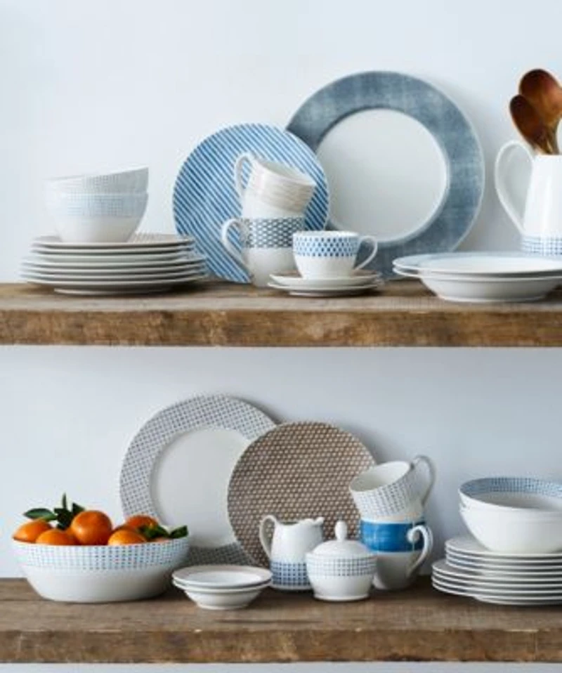 Noritake Hammock Rim Collection