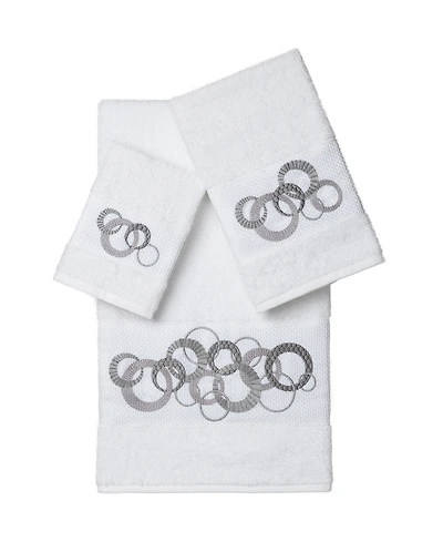 Linum Home Annabelle 3-Pc. Embellished Towel Set