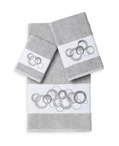 Linum Home Annabelle 3-Pc. Embellished Towel Set