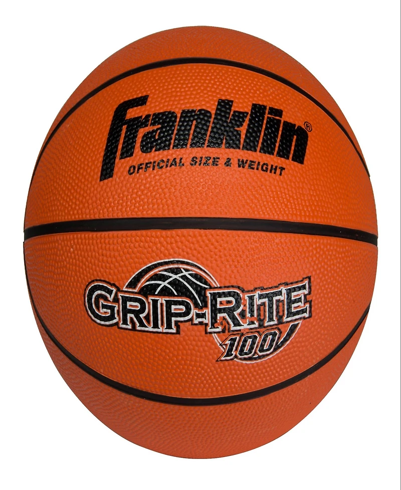 Franklin Sports Intermediate Size Grip-Rite 100 Rubber Basketball