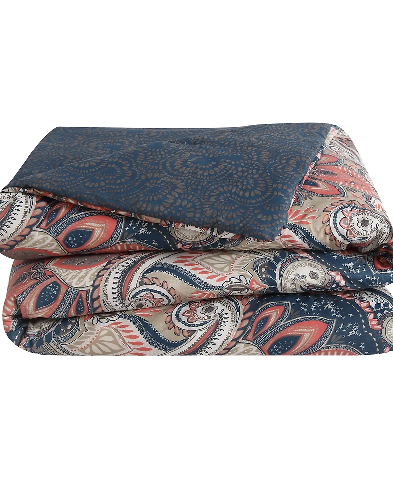 Vcny Home Casa Real Damask Reversible 4-Pc. Comforter Set, Full/Queen